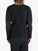 HOMME PLISSE ISSEY MIYAKE - Men Basics Long Sleeve T-Shirt - Image 3