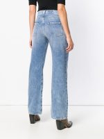 MAISON MARGIELA - Women 5-Pocket Wide-Leg Denim Pants - Image 3