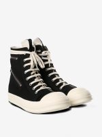 RICK OWENS DRKSHDW - Men Scarpe In Denim Cargo Sneakers - Image 2
