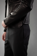 RORKE BADER - Men Bevel Leather Jacket - Image 5
