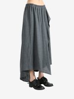Y'S - Women Y-Pants w/ Scarf Fabric Skirts - Image 2