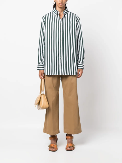 POLO RALPH LAUREN - Women High Waisted Cropped Trousers