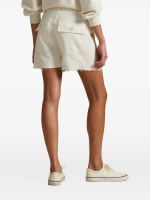 POLO RALPH LAUREN - Women Ecru Relaxed Fit Shorts - Image 2