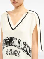 MM6 Maison Margiela - Women Varsity Jacquard Mini Dress - Image 6