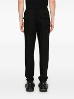 RICK OWENS - Men Drawstring Slim Long Pantaloni - Image 3
