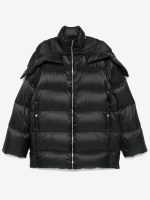RICK OWENS X MONCLER - Unisex Woven Hooded Cyclopic Coat - Image 2