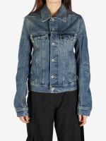 RICK OWENS DRKSHDW - Women Giacca In Denim Trucker Jacket