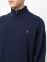 POLO RALPH LAUREN - Men Long Sleeve Estate Rib 1/2 Zip Pullover - Image 4