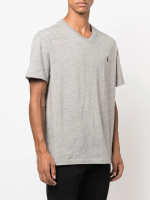 POLO RALPH LAUREN - Men Short Sleeve V-Neck Classic Fit T-Shirt - Image 2