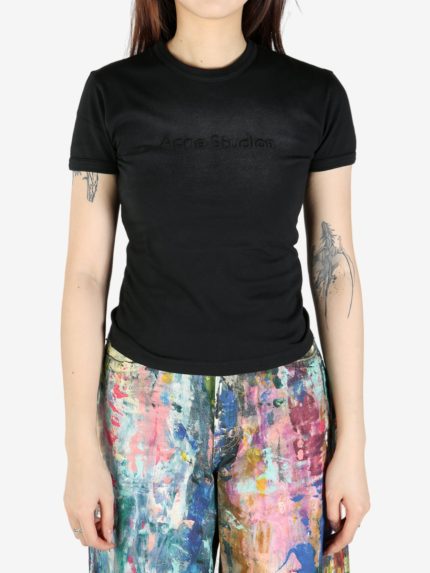 ACNE STUDIOS - Women Fitted Logo T-Shirt