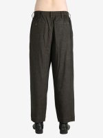 ZIGGY CHEN - Men Front Pleats Tapered Trousers - Image 3