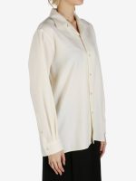 AURALEE - Women Cashmere Button Up Blouse - Image 2