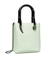 TORY BURCH - Women Key Item Satin Snake Handle Mini Tote Bag - Image 4