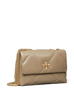 Tan bags, front view
