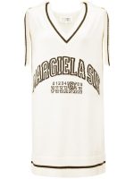 MM6 Maison Margiela - Women Varsity Jacquard Mini Dress - Image 7
