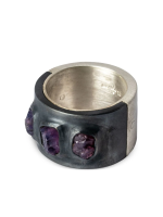 PARTS OF FOUR - Sistema Ring (Terrestrial Surfaced, 3 Winza Sapphires, 17mm, MA+KA+WIS) - Image 2