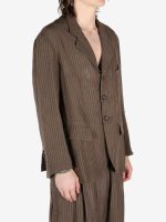 ZIGGY CHEN - Men Striped 3 Button Jacket - Image 3