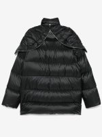 RICK OWENS X MONCLER - Unisex Woven Hooded Cyclopic Coat - Image 3