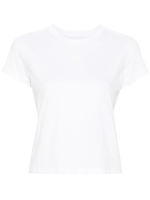 T BY ALEXANDER WANG - Women Essential Jersey Puff Logo Shrunk Tee - Image 5