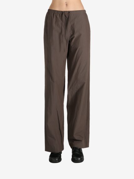 AMOMENTO - Women Stripe Banding Pants