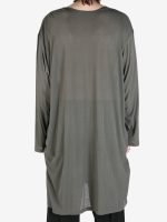 YOHJI YAMAMOTO POUR HOMME - Men Big Long Sleeve Pt Shirt - Image 3