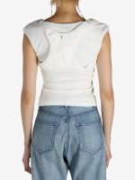 HYEIN SEO - Women Back Strap Henley Top - Image 3