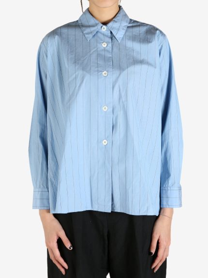 MARGARET HOWELL - Women Wide Stripe Swing Shirt