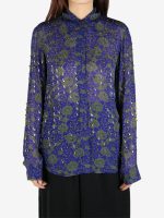 DRIES VAN NOTEN - Women Sheer Appliqué Blouse