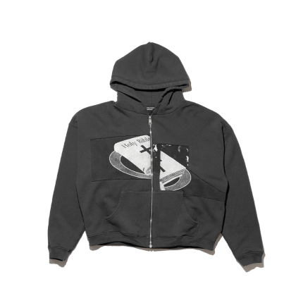 ENFANTS RICHES DEPRIMES - Men Holy Bible Assemblage Baggy Zip Hoodie