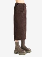 ATELIER NEW YORK - Women Suede Leather Skirt - Image 2