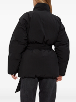 ALEXANDER WANG - Women Dome Silicone Patch And Self Belt Puffer Coat - Image 2