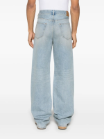 SAINT LAURENT - Men Mid Straight Baggy Jeans - Image 3