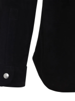 RICK OWENS - Men Suede Outershirt - Image 4