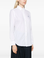 POLO RALPH LAUREN - Women 60/1 Stretch Poplin-Ls Brkn St-Long Sleeve-Button Front Shirt - Image 2