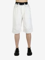 ALAINPAUL - Women Denim Knee Shorts