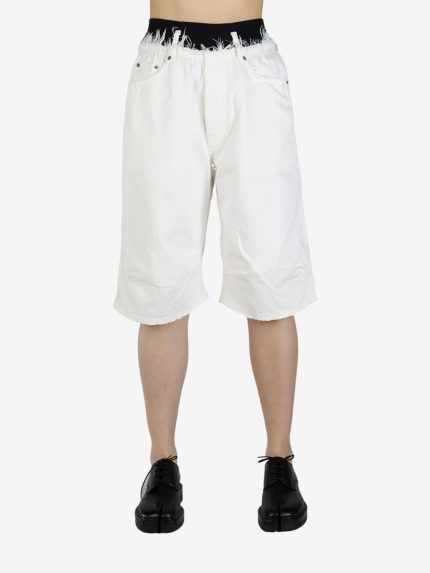 ALAINPAUL - Women Denim Knee Shorts