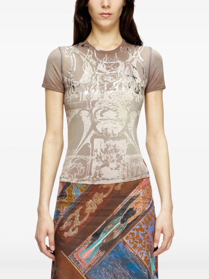 DIESEL - Women T-Uncuties-Long-R6 T-Shirt