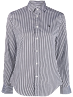 POLO RALPH LAUREN - Women 12/2 Yd Ctn Pw-Ls Crlte St-Long Sleevebutton Front Shirt - Image 4