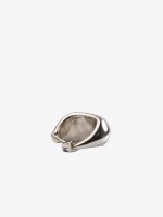LEMAIRE - Women Curved Mini Drop Earrings Single Side - Image 4