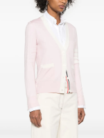THOM BROWNE - Women Relaxed Fit V Neck Knitwear - Image 2
