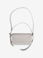 white bag, front view