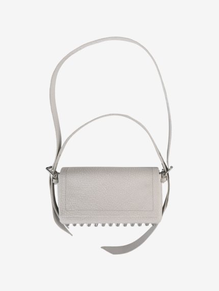 white bag, front view