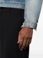 WERKSTATT MUNCHEN - Signet Ring Classic Hammered - Image 2