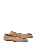 TORY BURCH - Women Minnie Travel Ballet With Suede Logo - Image 2