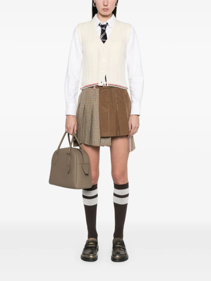 Brown skirt full body view