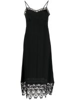 SIMONE ROCHA - Women W/ Deep Lace Trim Slip Dress - Image 5