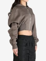 RICK OWENS DRKSHDW - Women Collage Gimp Hoodie - Image 2