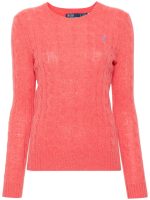 POLO RALPH LAUREN - Women Cable-Knit Cotton Crewneck Sweater - Image 5
