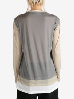 MIU MIU - Women Multi Layer Jersey Top - Image 3