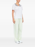 MM6 Maison Margiela - Women V-Neck SIDA Print T-Shirt - Image 2